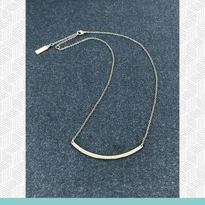 BaubleBar - Silver Bow Necklace